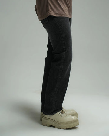 Denim Straight Jeans Grey