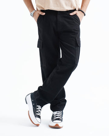 Black Denim Cargo