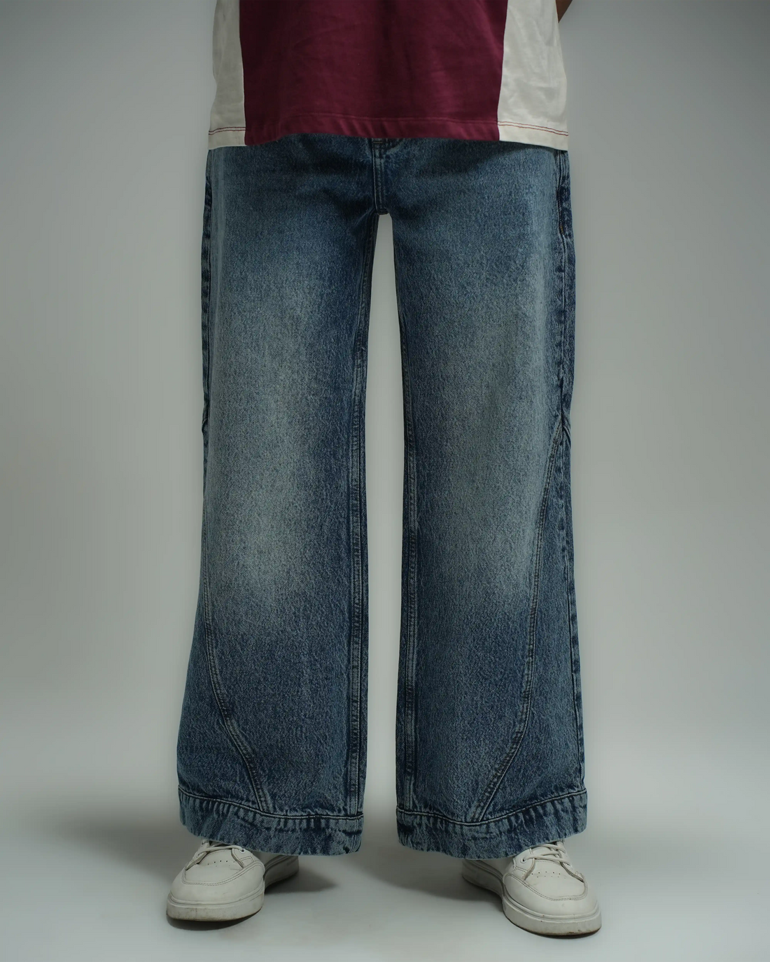 Denim Wide Leg Jeans