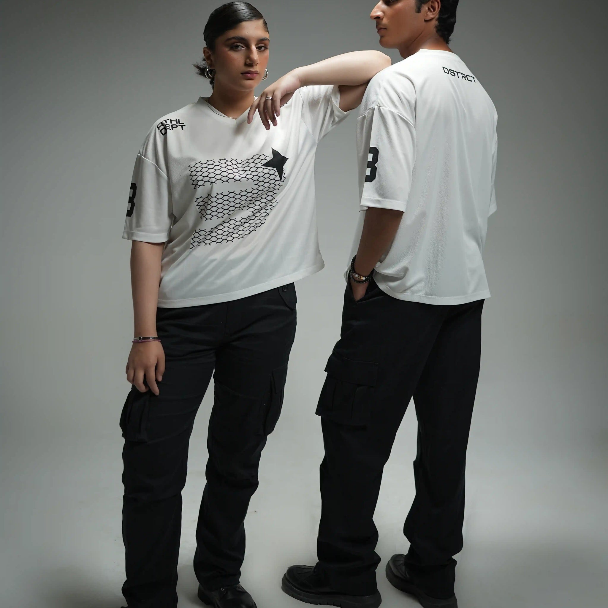DSTRCT Unisex Oversized Boxy Fit T-Shirts