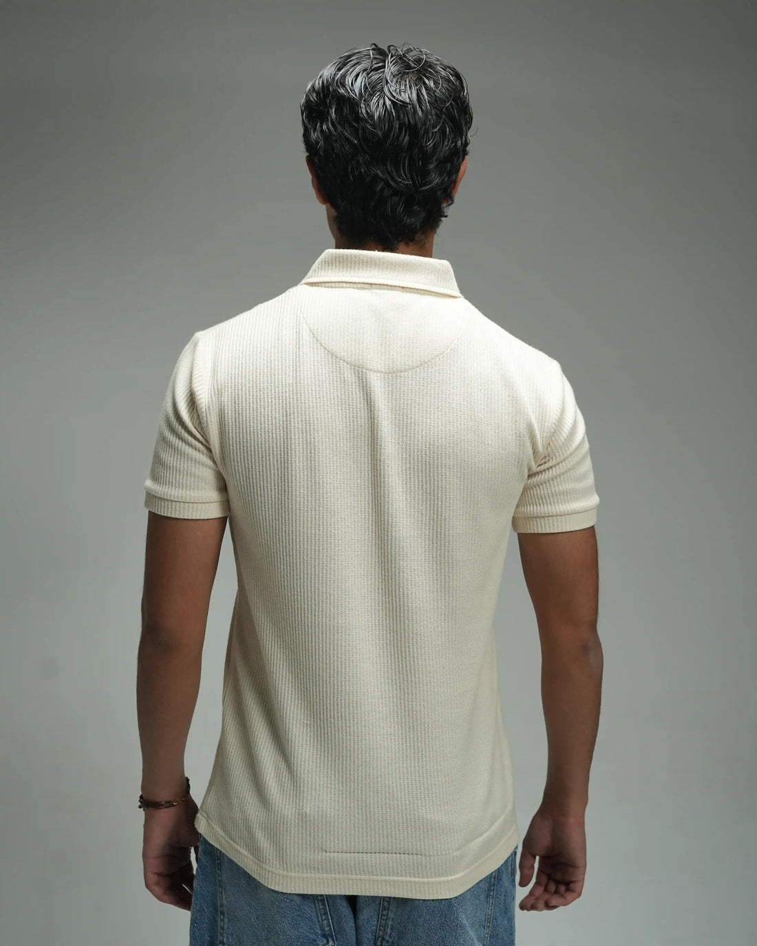Men’s Regular Zip-up Polo T-Shirt
