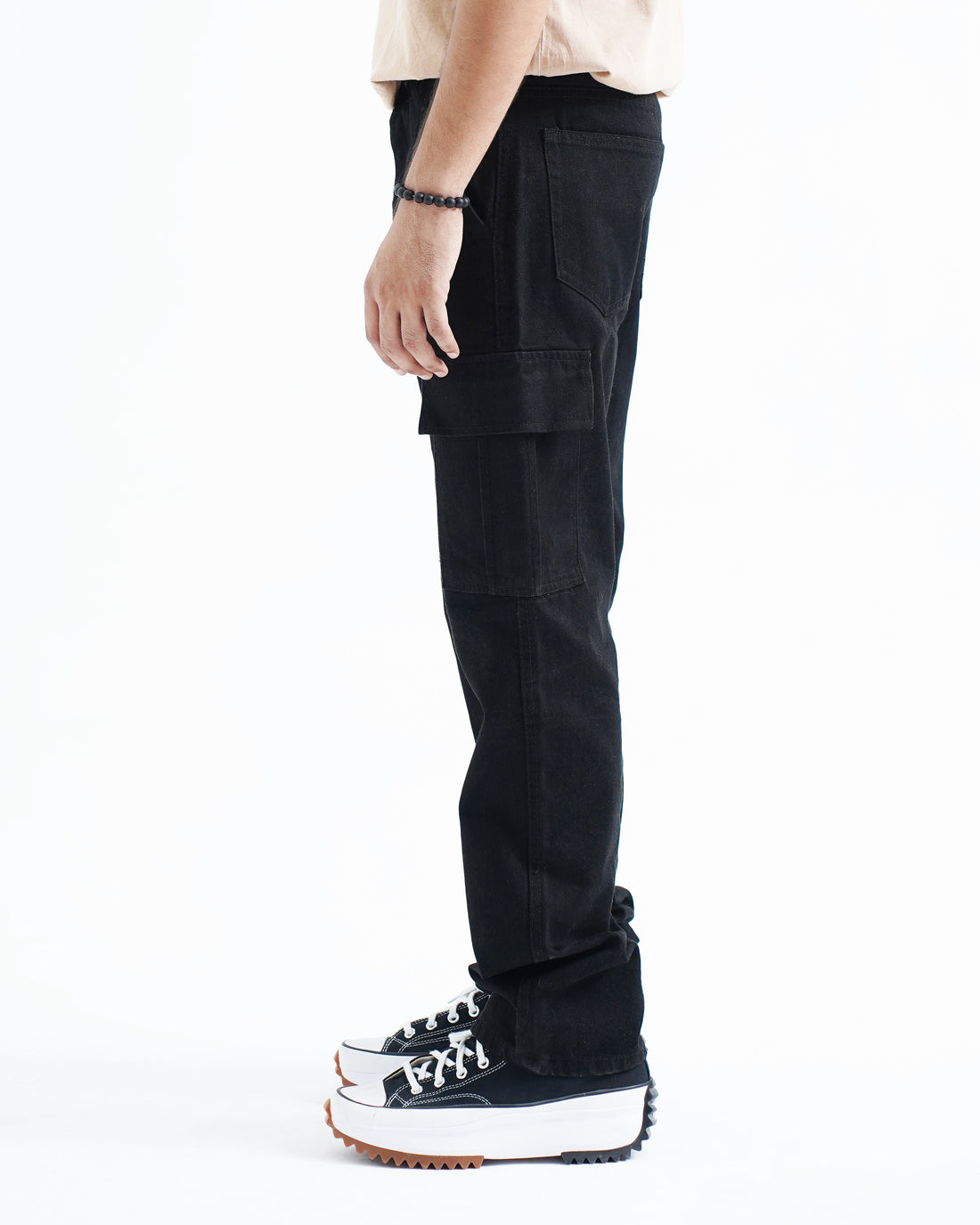 Black Denim Cargo